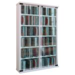Regál na CD Galerie š: 60 cm biely